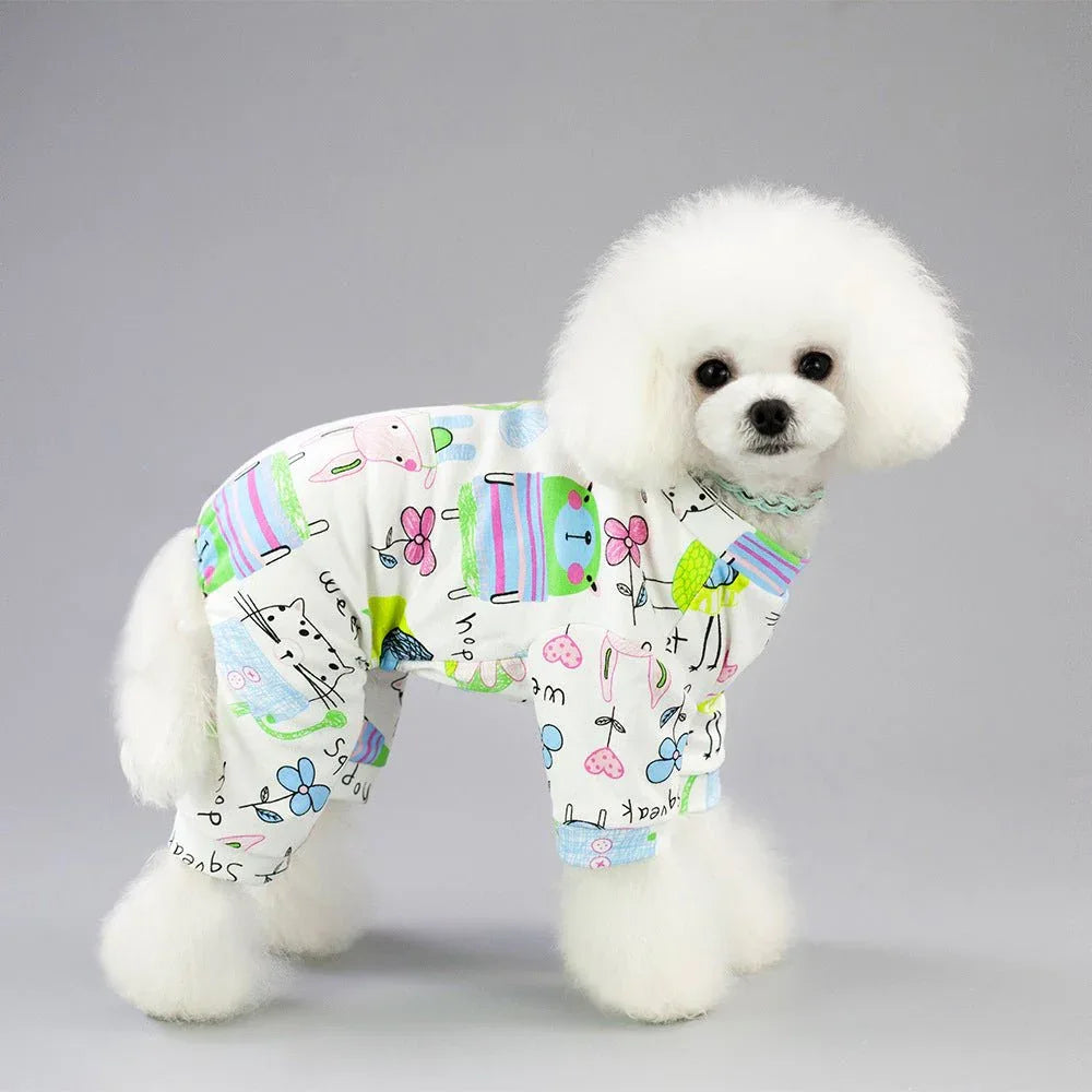 Pet Clothes Pajamas Five - color Home Wear - seenewpaw
