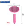 One - click Pet Hair Removal Steel Comb For Cats And Dogs - seenewpaw