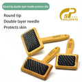 Bamboo And Wood Air Cushion Needle Comb For Pets - seenewpaw