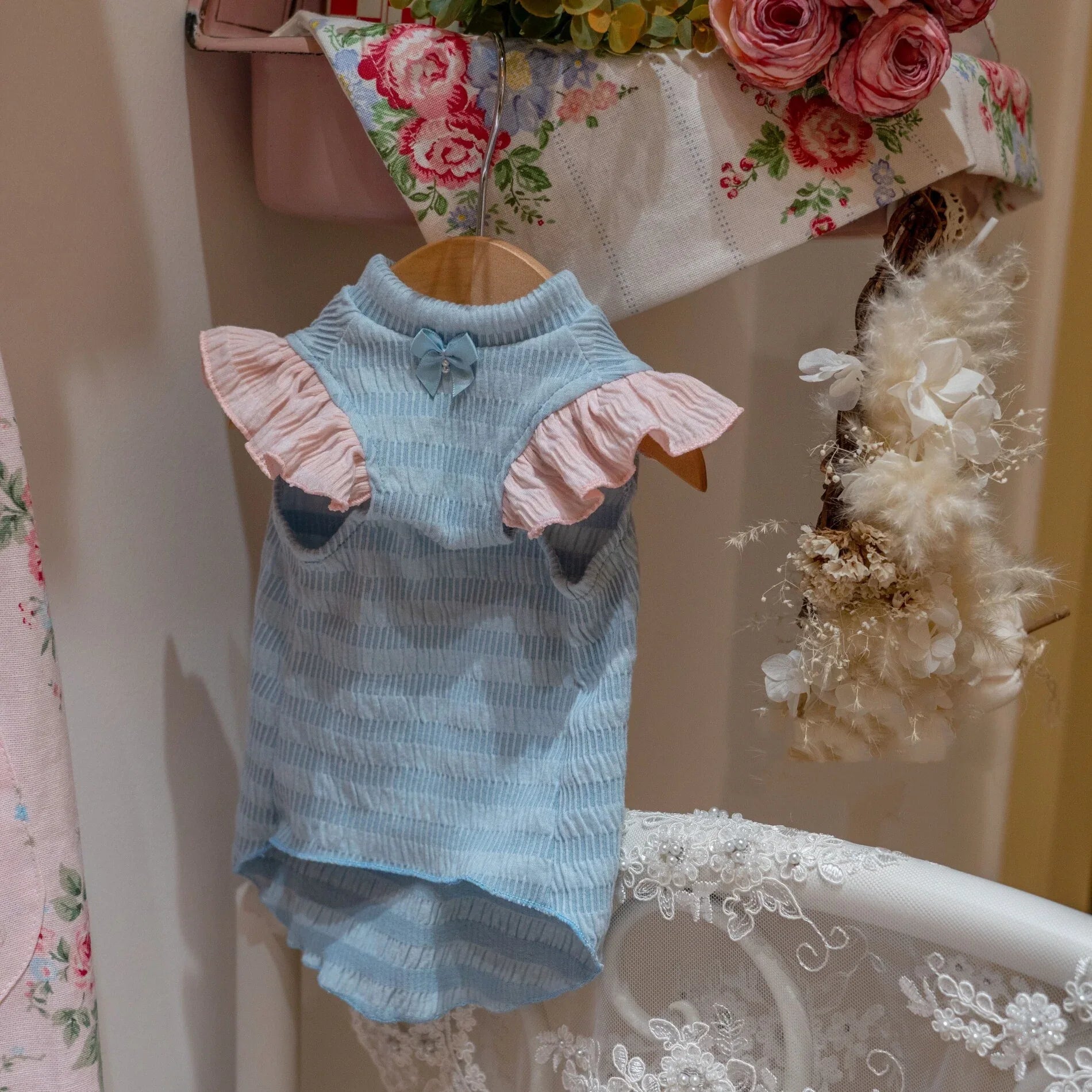 Hairless Cat Cotton Flutter Sleeve Top - seenewpaw
