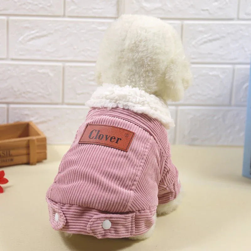 Pet Bichon Pomeranian Small Puppy Warm Thickened Winter Clothes - seenewpaw