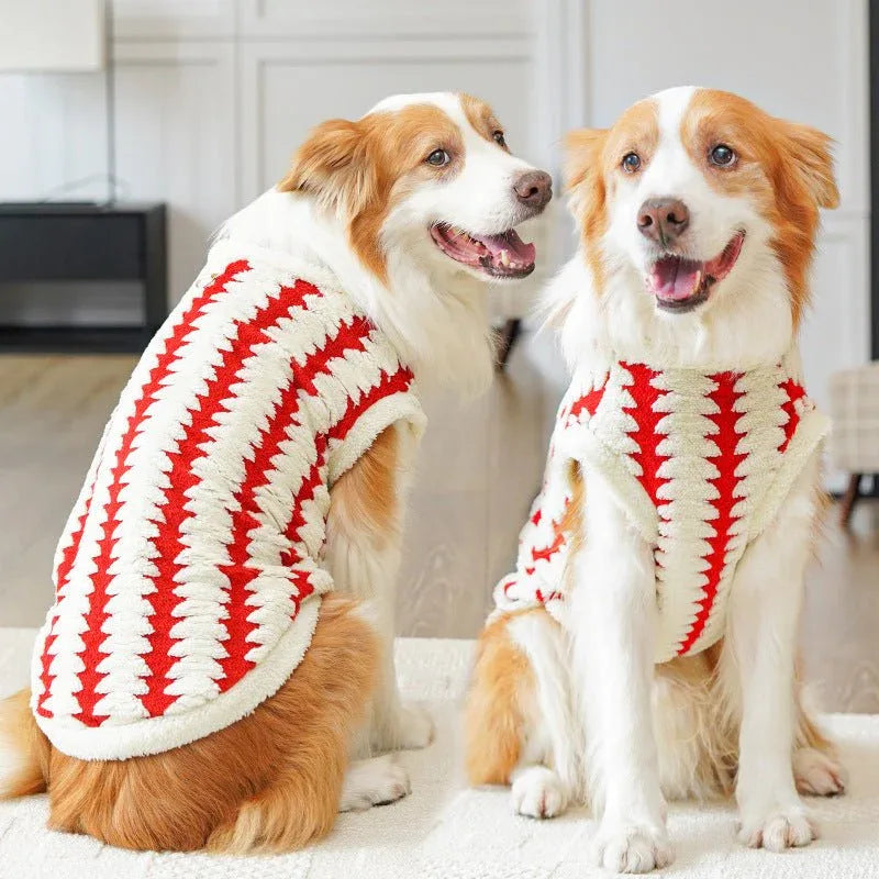 Fashion Golden Retriever Pet Fleece Clothing - seenewpaw