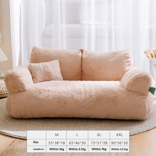 All - season Winter And Fall Pet Bed Thats Warm Removable And Washable - seenewpaw