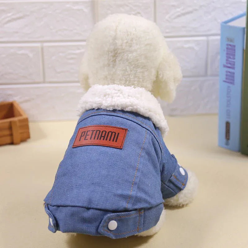 Pet Bichon Pomeranian Small Puppy Warm Thickened Winter Clothes - seenewpaw