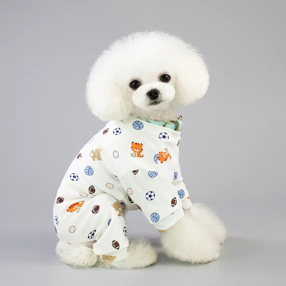 Pet Clothes Pajamas Five - color Home Wear - seenewpaw