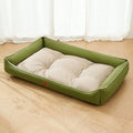 Oxford Fabric Waterproof Dog Bed Color - block Dog Mat All - season Pet Nest Cool Square Dog Sleeping Pad - seenewpaw