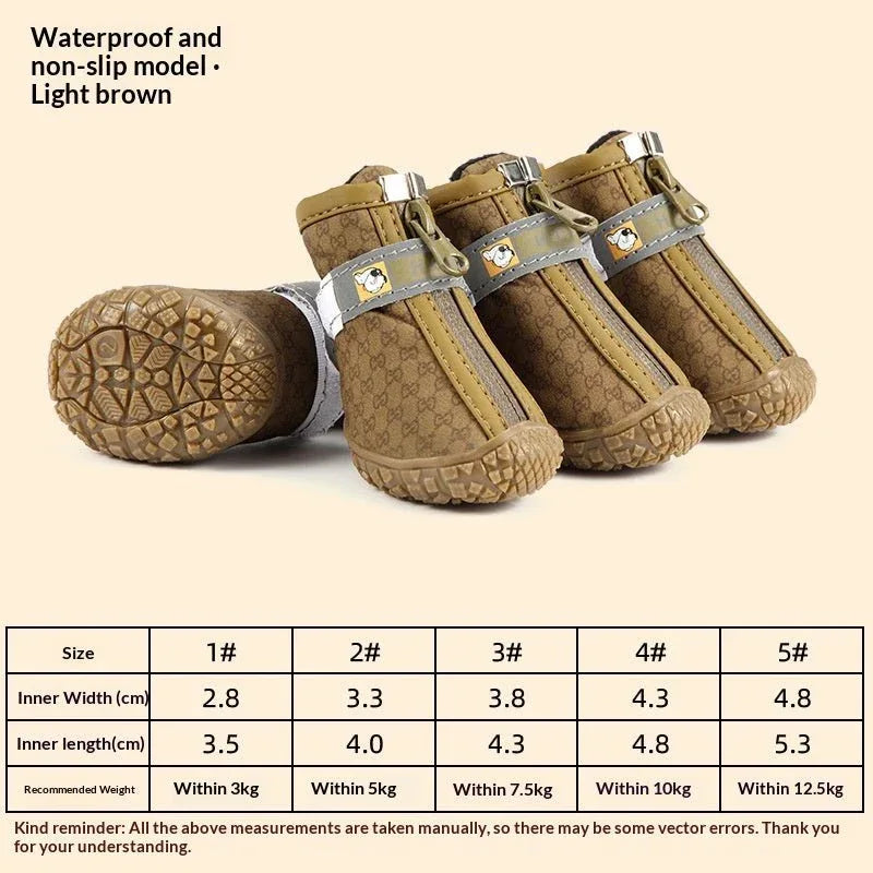 Waterproof Non - slip Breathable Rain Boots For Pet Dogs - seenewpaw