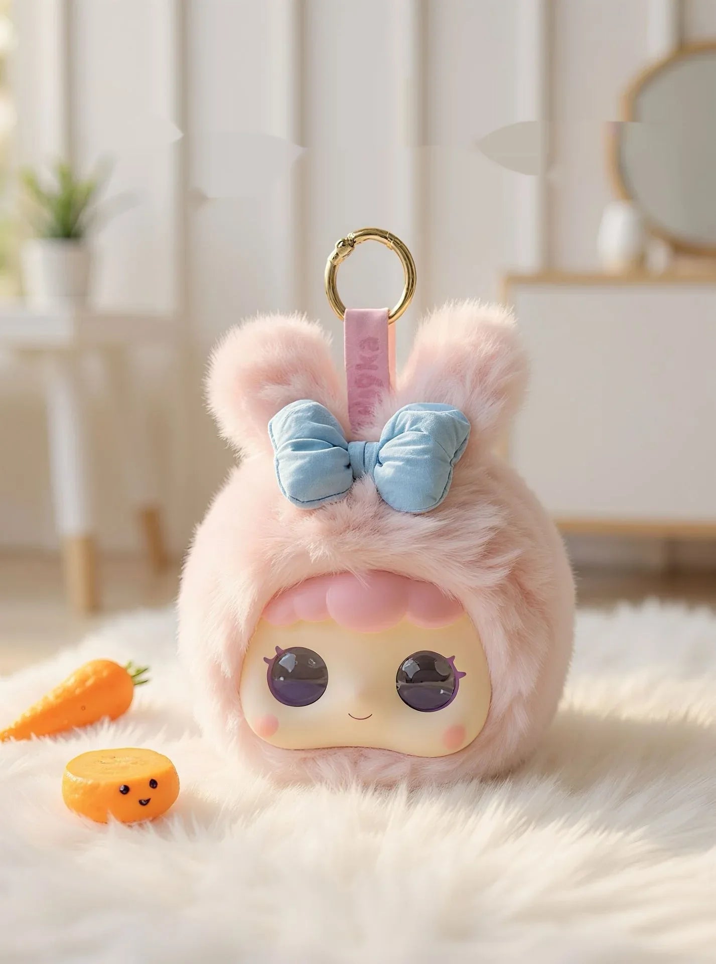 Stuffed Animal Keychaincharm For Bags Soft And Cuddly Versatile And Comforting Companion - seenewpaw