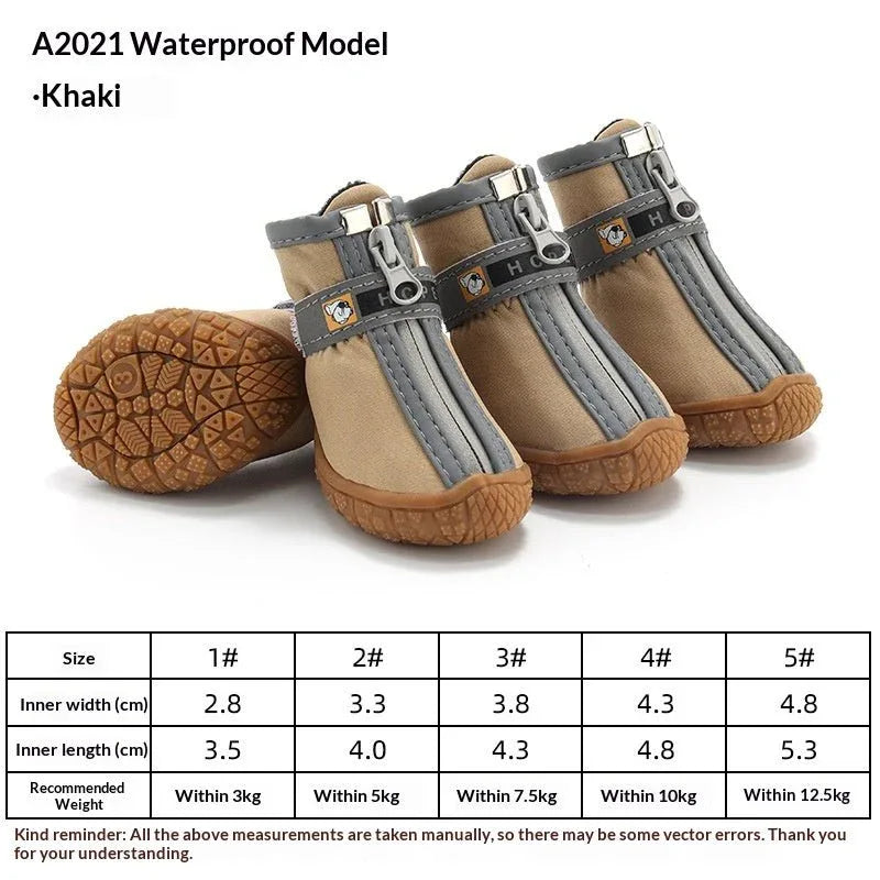 Waterproof Non - slip Breathable Rain Boots For Pet Dogs - seenewpaw