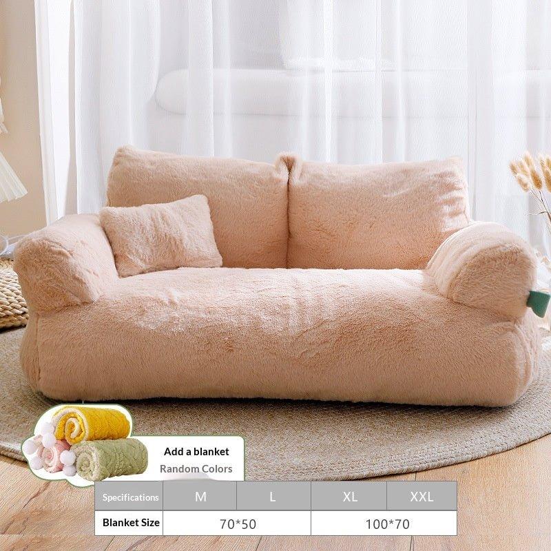 All - season Winter And Fall Pet Bed Thats Warm Removable And Washable - seenewpaw