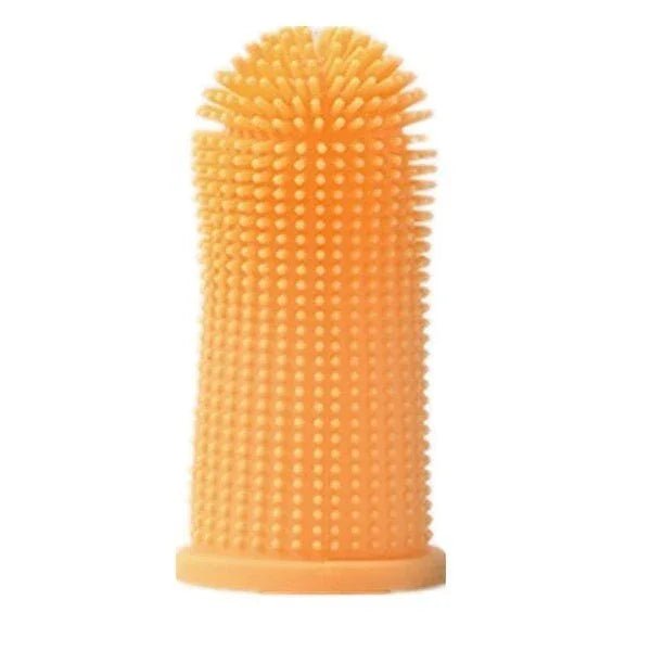 360 - degree Silicone Finger Toothbrush For Cross - border Pets, Deep Oral Cleaning Finger Sleeve For Dogs And Cats - seenewpaw