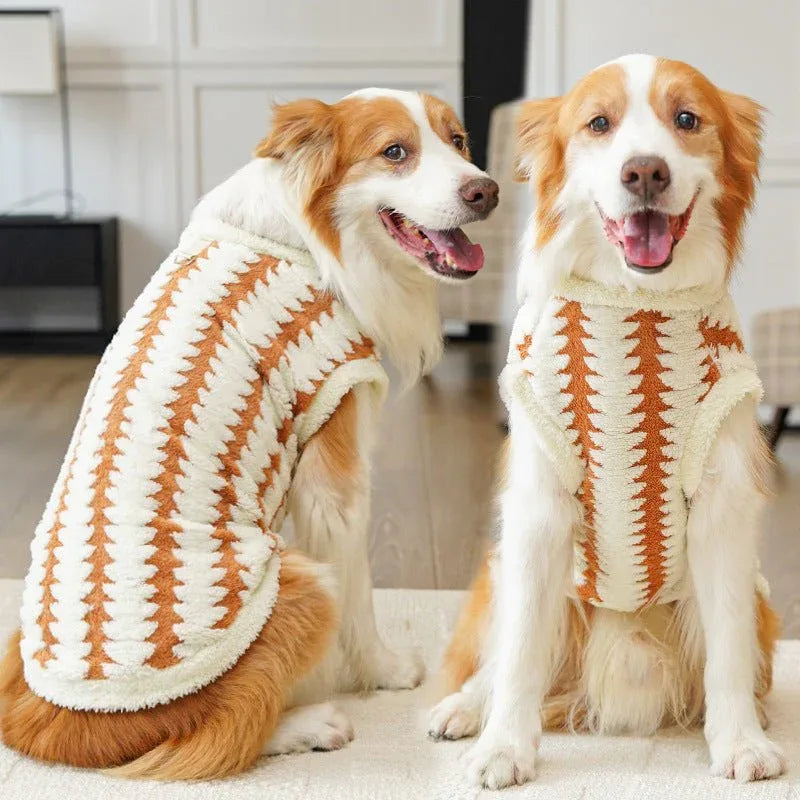 Fashion Golden Retriever Pet Fleece Clothing - seenewpaw