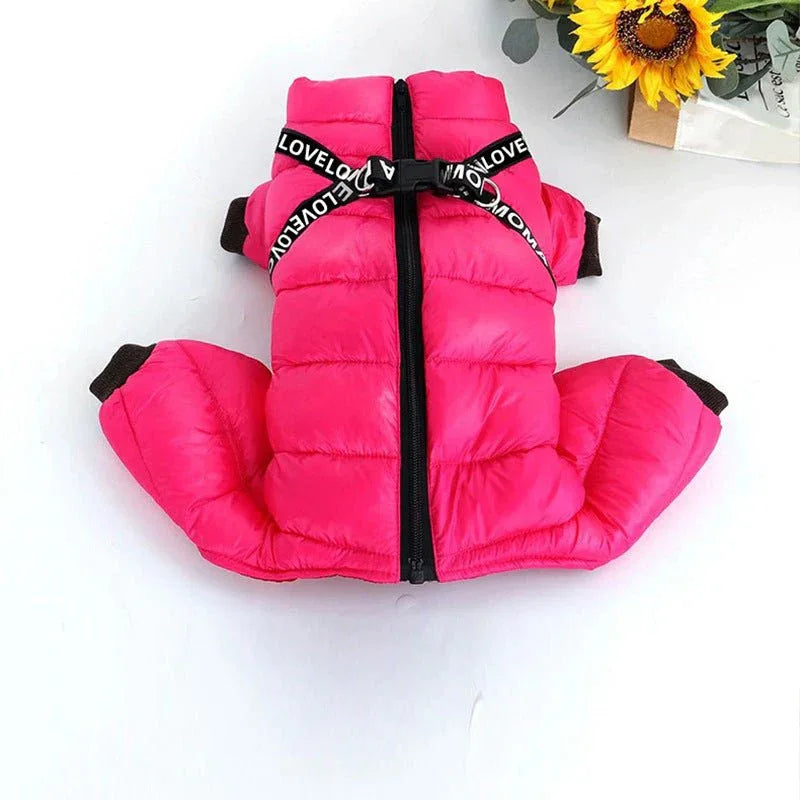 Pet Thickened Windproof Four - legged Warm Clothing - seenewpaw