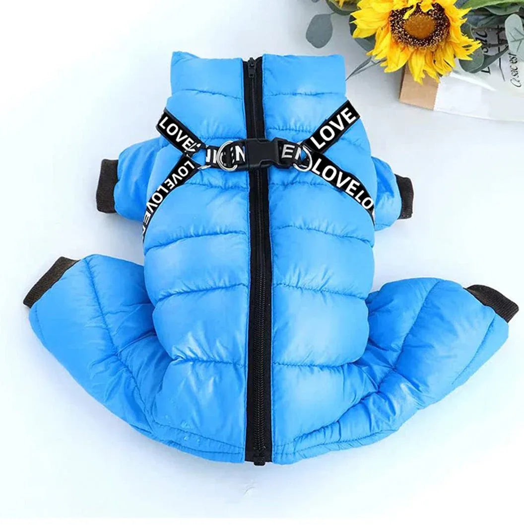 Pet Thickened Windproof Four - legged Warm Clothing - seenewpaw